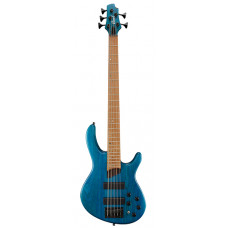 B5-Plus-AS-RM-OPAB Artisan Series Бас-гитара 5-струнная, синяя, Cort
