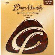 DM2006 Vintage Bronze Комплект струн для акустической гитары, бронза 85/15, 13-56, Dean Markley