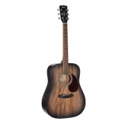 Earth60M-WBAG-OPTB Earth Series Акустическая гитара, черный санберст, с чехлом, Cort