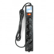 SPG-B-6-BLACK PowerCube Фильтр-удлинитель 1.9м 10А/2,2кВт, Электрическая мануфактура