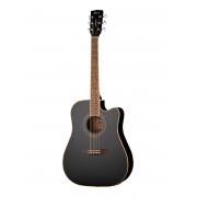 Электроакустическая гитара Cort Standard Series с вырезом, цвет черный (AD880CE-BK) 