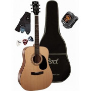Акустическая гитара Cort Trailblazer AD 810 + чехол, медиаторы, тюнер, ремень. цвет натуральный (CAP-810-OP)